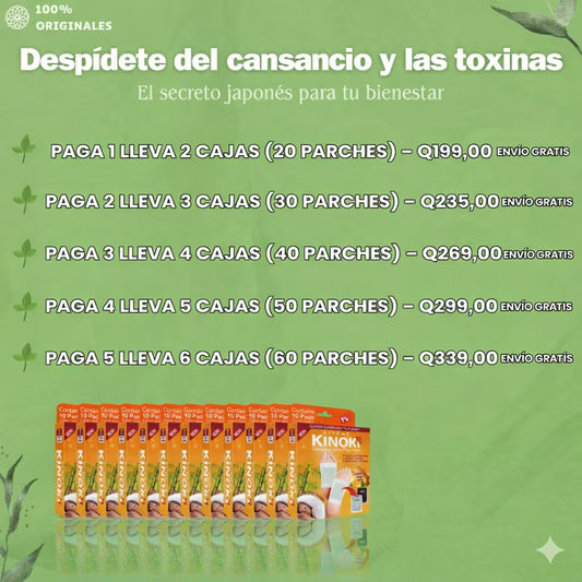 Parches De Pies Kinoki