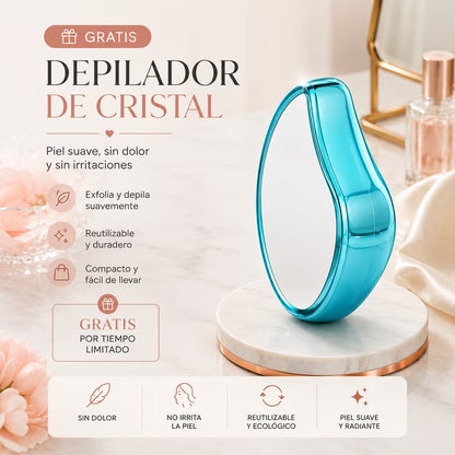 DEPILADOR FACIAL + depilador de cristal GRATIS